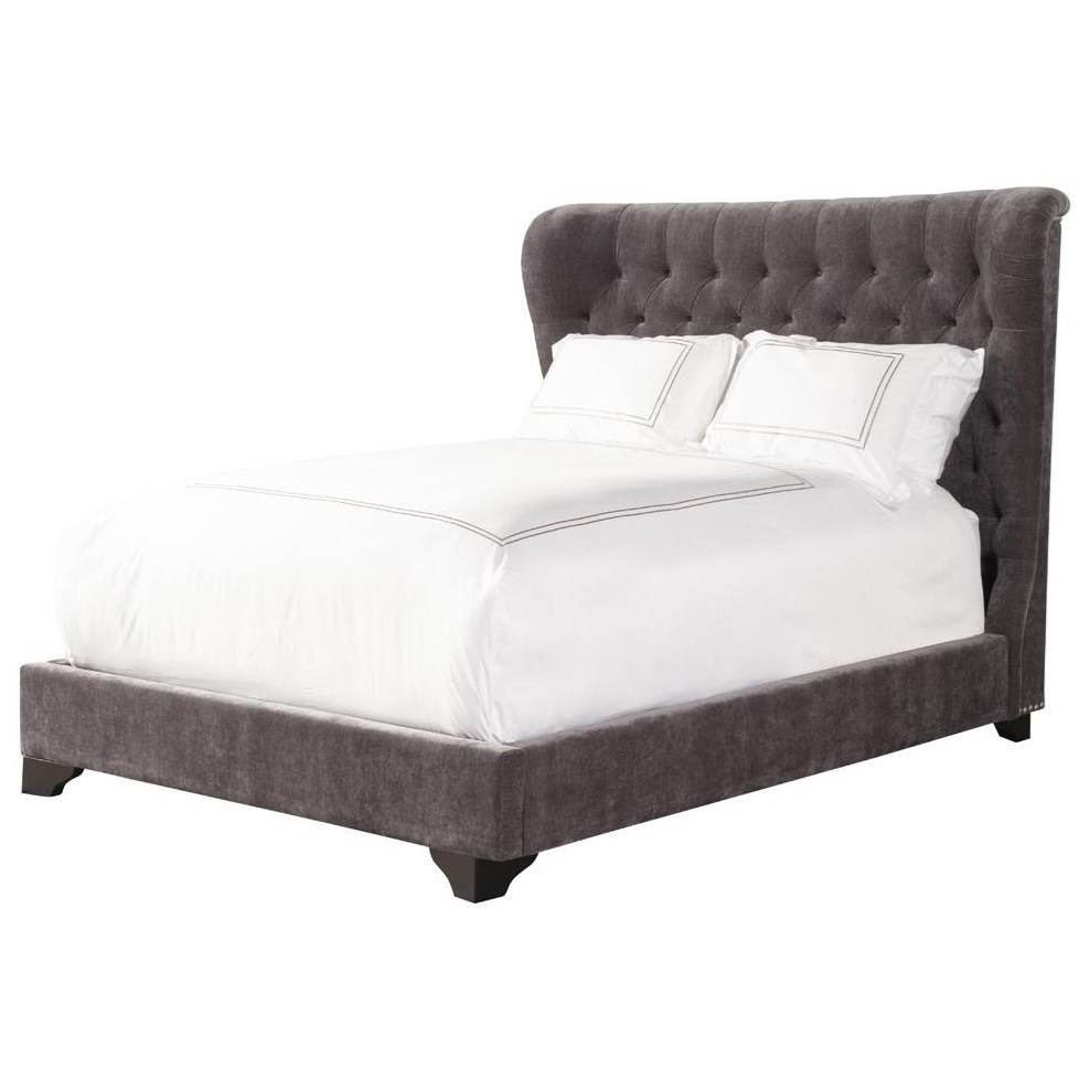 Parker Living Chloe Queen Upholstered Bed with Button Tufting Wayside